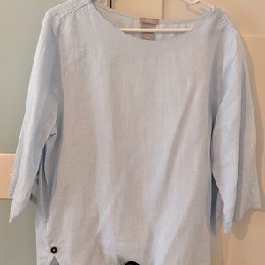 Chico’s no iron linen top